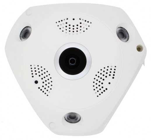CCTV Fisheye 360° 1.3 MP 960p Wi-Fi Panoramic IP Camera
