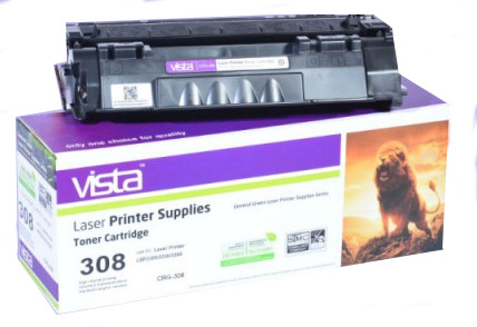 Vista 308 Black 2500 Page Yield Printer Toner Cartridge