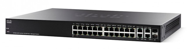 Cisco SF300-24PP-K9 24-Port 10/100 Mbps Managed LAN Switch