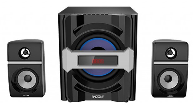 iVOOMi iVO-2651 SUF BT USB Bluetooth 2:1 Speaker System
