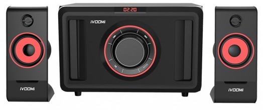 IVOOMi iVO-2590 SUF BT FM Bluetooth USB 2:1 Speaker System