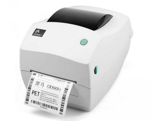 Zebra GK888t 203 DPI Desktop Barcode Label Printer