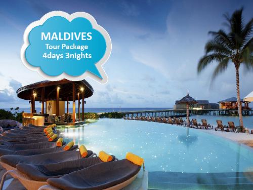 Maldives Paradise Island Resort 4 Days 3 Nights Tour Package