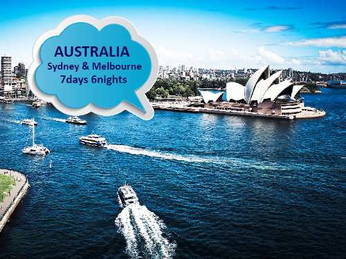 Australia Sydney & Melbourne 7 Days Amazing Travel Package