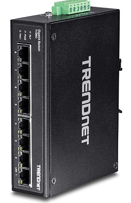 TRENDnet TI-G80 8-Port Hardened Industrial Gigabit Switch