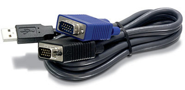 TRENDnet TK-CU10 10-Feet USB / VGA Combo KVM Cable