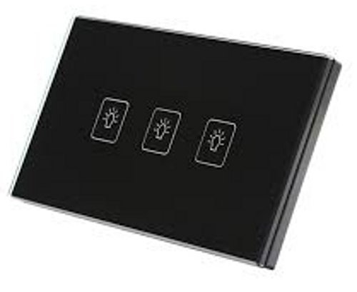 Makerele MKUS-3 Crystal Glass Panel Touch Gang Switch