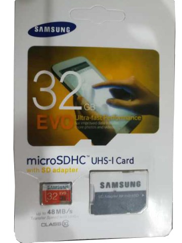 Microcell Samsung 32GB Class 10 MicroSD Memory Card