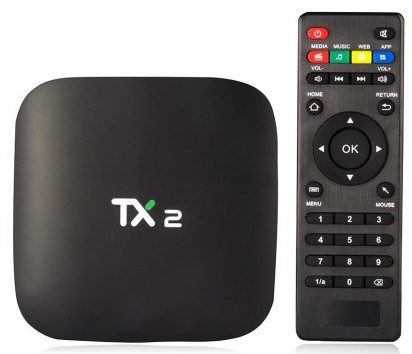 Tanix TX2-R2 Quad Core 2GB RAM WiFi Android Smart TV Box