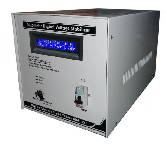 Digital Voltage Stabilizer Single Phase 6KVA LED Display