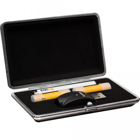 KiwiCig Classic Tobacco Flavour Black Case E-Cigarette Kit
