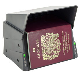 Passport Scanner OCR640E Glass Platen 400 DPI Resolution