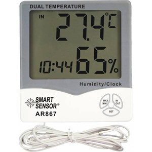 Smart Sensor AR867 Mini Digital Humidity Temperature Meter