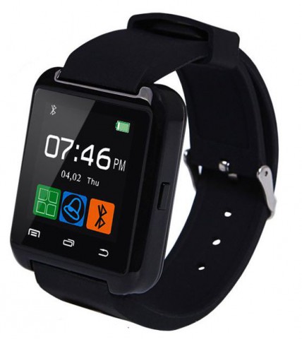 Carbon U8 SIM Supported 128 MB RAM 1.5 Inch Smart Watch