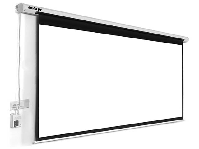 Apollo Dx 78 x 78 Inch Electric Motorized Projection Screen
