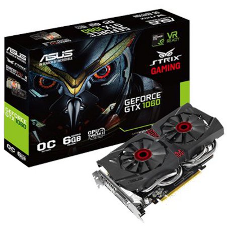 Asus Strix GeForce GTX1060 OC 6GB GDDR5 Graphics Card