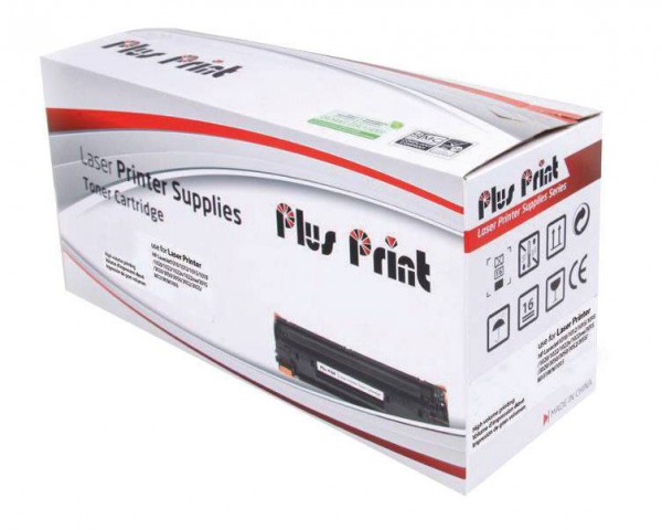 Plus Print 328 Black 1600 Page Yield Printer Toner Cartridge