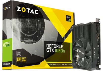Zotac GeForce GTX 1050 Ti  4GB GDDR5 Desktop Graphics Card