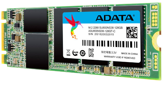 AData SU800 M.2 2280 SATA 128GB 3D NAND Solid State Drive