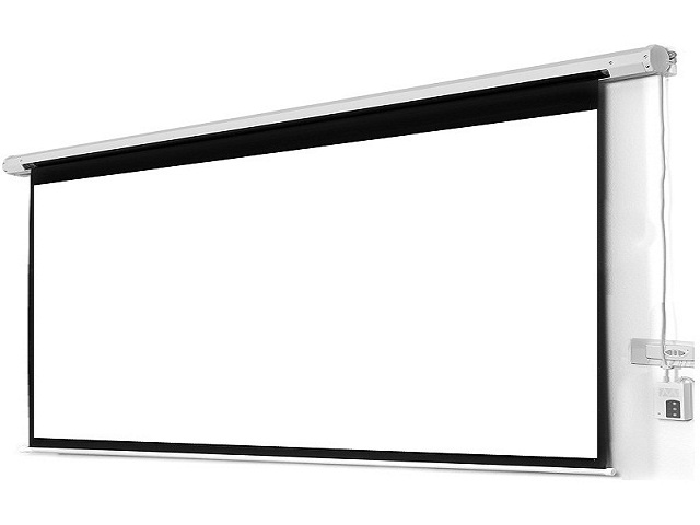 Electric Projector Screen High Contrast Grey 106" Diagonal