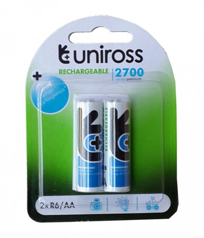 Uniross 2700 mAh AA Rechargeable Camera Battery