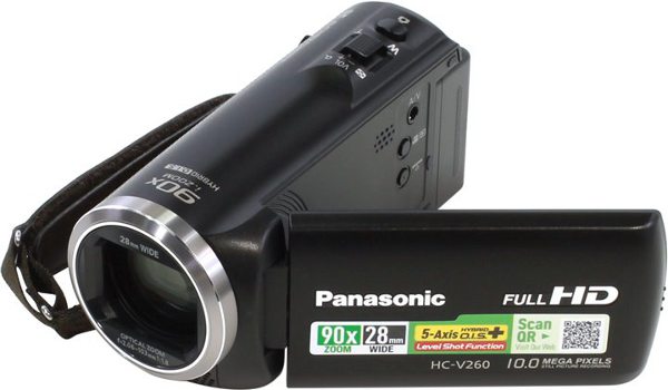 Panasonic HC-V260 Miniature Effect 10MP Full HD Camcorder