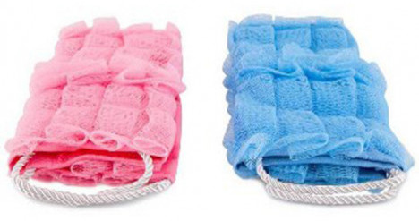 Full Body Wash Loofah Cloth 2 Pcs Nylon Fabric