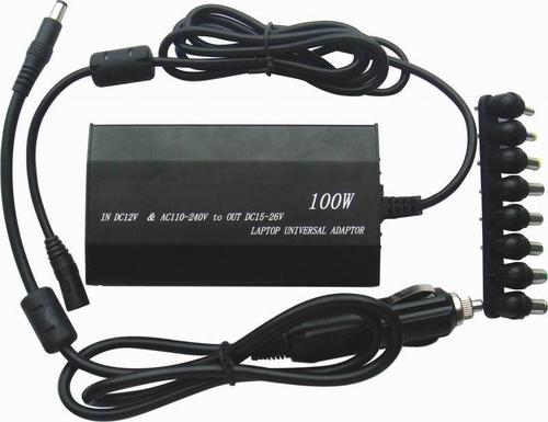 Universal AC Power 100 Watt 8-Port Laptop Adapter