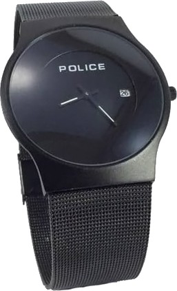 Police Black Safer Belt Ultra Slim Round Wrist Watch Price in Bangladesh
