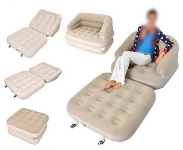 Relax 5-in-1 Folding Inflatable Air Sofa Cum Bed