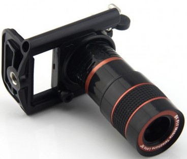 Mobile Telescope Lens 8x Zoom 7 Degree Angle of View