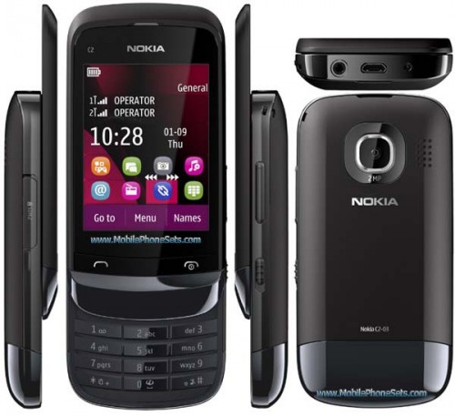 Nokia C2-03 Dual SIM Touch Control Mobile