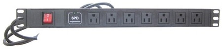 Rack Mount Power Distribution Unit with Surge Protector