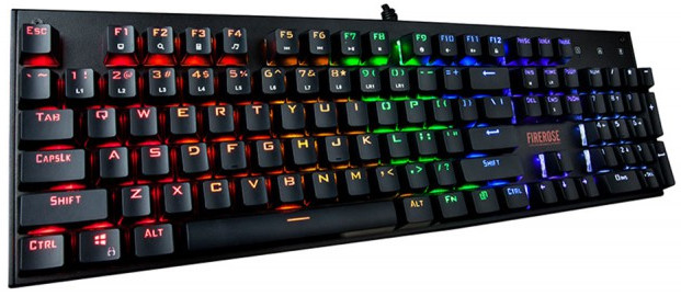 1st Player FireRose MK3 RGB Mechanical Gaming Keyboard