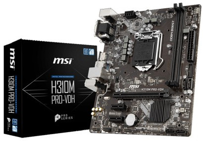 MSI H310M PRO-VDH 8th Gen Desktop PC Motherboard