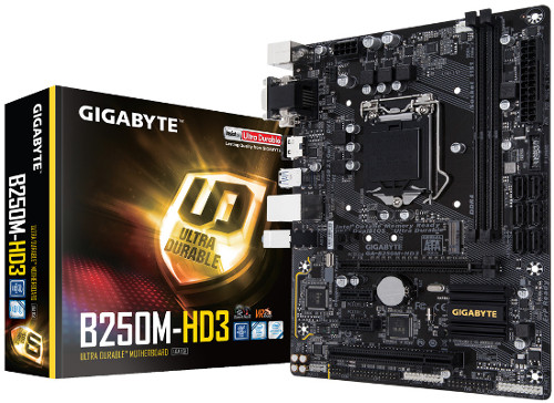 Gigabyte GA-B250M-HD3 DDR4 6th / 7th Gen Motherboard