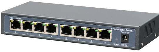 Outdoor 8 Ports Epon Reverse POE Network Switch with ONU