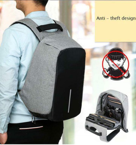 Anti-Theft Laptop Backpack with USB Charging