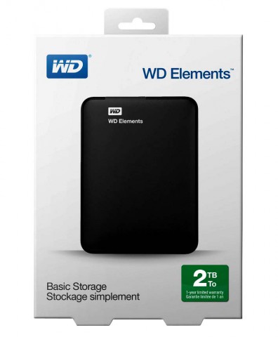 WD Elements 2TB 5Gb/s SATA Portable Hard Disk Drive