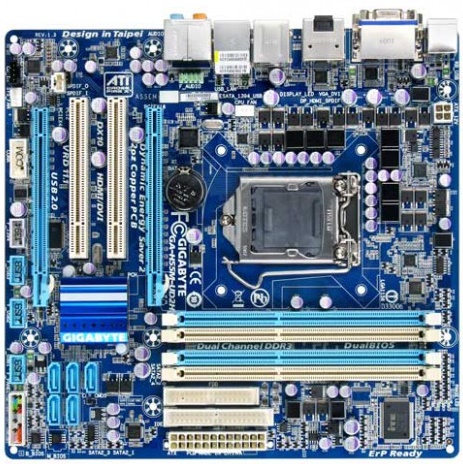 Gigabyte H-H55M-UD2H 1GB Graphics HD Audio Motherboard