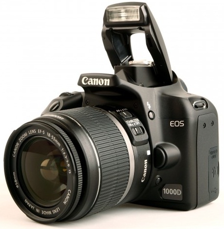 Canon EOS 1000D 10.1 MP 18-55mm Lens DSLR Camera