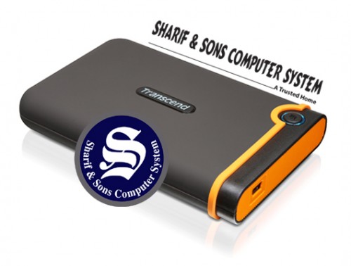 Transcend 2.0 USB 320 GB Portable HDD with 400+ Movie