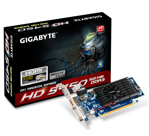 Gigabyte HD5450 1GB DDR3 PCI Express Graphics Card