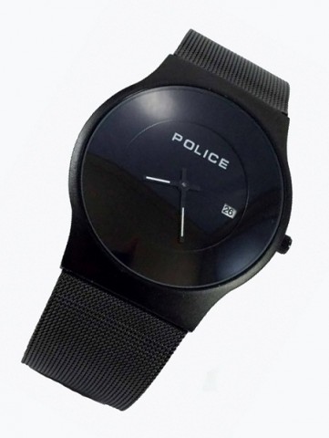 POLICE Black Color Ultra Slim Stylish Wrist Watch