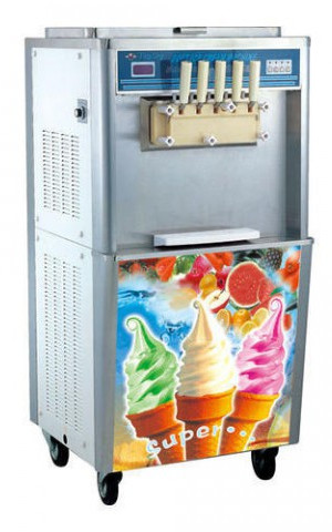 Floor Type Ice Cream Machine 18 L/H Production Capacity