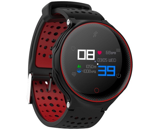 Microwear X2 IP68 Waterproof Fitness Tracker Smartwatch