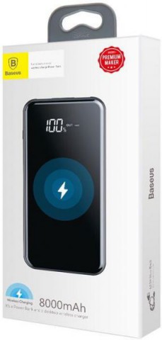 Baseus Q2 Portable 8000mAh Wireless Charger Power Bank