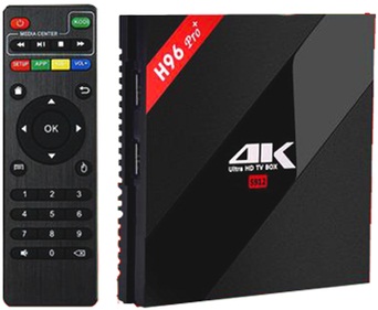 H96 Pro Plus 4K Smart TV Box Octa Core 64-Bit Android 7.1