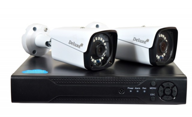 CCTV Package 4-CH Deluxe DVR 2MP 4-Pcs HD Camera