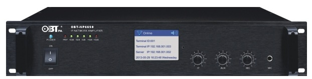 Digital OBT-NP6650 IP Network Voltage Amplifier